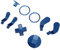 Tbest Controller Series 2 per il Controller Elite Serie 2 Ary Parti di Pagaming Ary Sostituzione, Minteri in Metallo PROFIONALE 15 in 1 Sostituzione da Gioco per un Elite (BLUE)