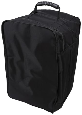 Asixxsix Cajon-Box-Trommeltasche, 52 X 33 X 31 Cm, Verdicktes Oxford-Gewebe, Gepolsterte Tragetasche mit Griff und Schultergurten, Tragbare Reise-Cajones-Beat-Tragetasche