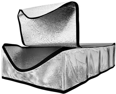 Energy Wise Stairs Abdeckung Treppen, 63,5 x 137,2 x 27,9 cm, R-Wert von 14,5, 15 Installation, Dachbodentür, Dachboden-Zelt für Dachbodentreppen-Isolierung, grau, Minute Install Attic Door Insulation