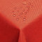 DecoHomeTextil Leinen Optik Farbe Größe wählbar - Eckig 160 x 400 BZW.400x160 BZW. 160x400 cm Orange mit Lotus Effekt Tischdecke mit Fleckschutz Orange TD Eckig