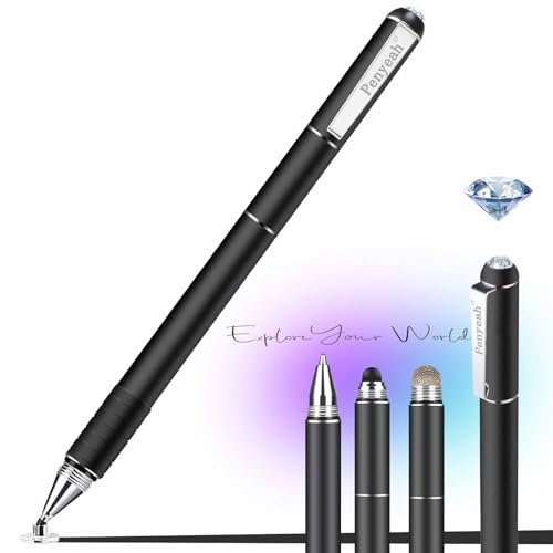 Penyeah P2 Stylet 4 en 1 universel pour écran tactile noir