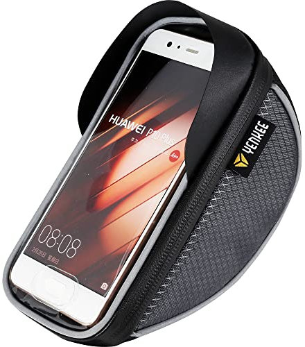 Yenkee YBM B0155 Handyhalterung für Fahrradlenker mit Etui, Empfindlicher Touchscreen, CASE for Bikes XXL