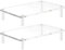 YestBuy Clear Acrylic Monitor Stand for Laptop iMac PC Printer Office Supplies Platform Space Saving (15 x 9.25)