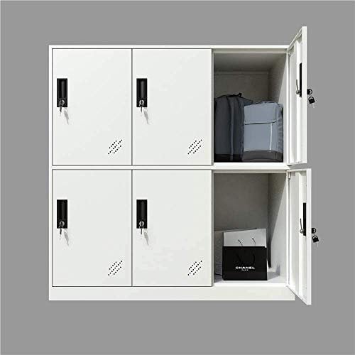 MECOLOR 4,6,9 Porta Metallo Armadio Da Ufficio Impiegati Uso Piccoli Armadietti Camera da letto Cubo Armadio, Soggiorno e Scuola Armadio Organizzatore, Home Locker Organizer Storage Per I Bambini