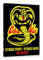 1art1 Cobra Kai Poster No Mercy Bilder Leinwand-Bild Auf Keilrahmen | XXL-Wandbild Poster Kunstdruck Als Leinwandbild 40x30 cm