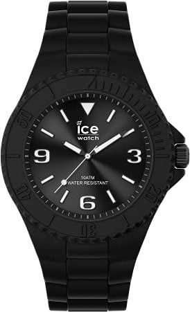 ICE-WATCH - Ice Generation Black - Montre Noire Mixte avec Bracelet en Silicone - 019155 (Medium)