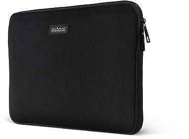 Nilox, Sleeve Nera 14, Borsa Porta PC 14 Compatta e Leggera, Peso 120 Grammi, Dimensioni 36.5 x 27 x 3 cm (LxAxP), 5 Colorazioni Disponibili, Colore Nero