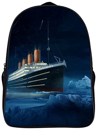 Kinder Schulrucksack Titanic Fashion Schultasche Unisex Schultasche Freizeit Schule Reiserucksack （40x28x16cm） 3D Cooler Rucksack