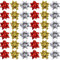 Beavorty Selbstklebende Geschenkschleifen Geschenkschleife 100 Stück Selbstklebende Geschenkverpackungsschleifen Für Weihnachten Feiertage Geburtstage (Mischfarbe)