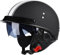 Motorradhelm Retro Motorrad Halbhelme mit Visier Halbschale Jet Helm mit Schutzbrille DOT/ECE-Zugelassen Mofa Motorrad-Helm Chopper Scooter-Helm Offenem Helm für Männer und Frauen (Color : 3, Size :