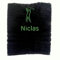 Personalisiertes Handtuch mit Namen Schön gestickter Sport Name Handbadetuch 100% Baumwollhandtuch Sportliche Motive Personalized Custom Towel with Name (140 x 70 cm, Golf)