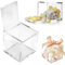 Doni Bomboniere 40 plexiglass Box 5x5x5 gastgeschenke Hochzeit Kindergeburtstag Jugendweihe Taufe Kommunion Geburt kleine dankeschön geschenkbox durchsichtig acrylbox Pralinen transparente würfel