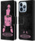 Head Case Designs Licenza Ufficiale Chloe Moriondo Rosa Grafica Custodia Cover in Pelle a Portagoglio Compatibile con Apple iPhone 13 PRO