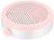 Nail Dust Collector Adjustable Suction, Small Dust Collector Nail Salon Powerful Nail Dust Extractor Fan Vacuum Cleaner for Women Manicurs Home Use Acrylic Dip Powder Nails Removal (White-Pink)