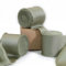 Ligtmor Geschenkband silk ribbon Satinband 3,8cm x 13,5m chiffonband Schleifenband Stoffband Hochzeit Seidenband - Olivgrün