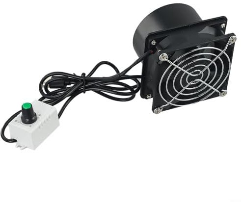 Smoke Absorber Fume Extractor Fan with Exhaust Hose Pipe Duct, USB Adjustable Speed Exhuast Fan for Kitchen Bathroom, Welding Fume Absorber Ventilation Fan (only fan)