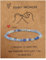 APMGONT Kugelarmband 4mm Stretch Armband Naturstein Armband mit Silberperle Heilstein Armband Freundschaftsarmband Yoga Perlenarmband für Damen und Herren Kinder Mädchen (Blue Dongling)