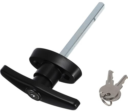 WATIIFUFU Handle Lock Barn Door Lock Door Hardware Lock Garage Door Lock Cam Lock Shed Door Lock for Door Playhouse Lock Cam Latch Chicken Coop Lock Handle Cabinet Lock