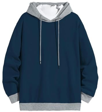 BoShiNuo Felpa con cappuccio in pile leggero con cappuccio da uomo a maniche lunghe con cappuccio sportiva con cappuccio da uomo, Hh-8818, S