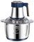 Meat Grinders Mini Food Processors, Electric Food Chopper with Stainless Steel Bowl for Meat, Vegetables, Fruits and Nuts (5L Blue)