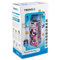 WORLD BRANDS- Karaoke Incluye 2 micrófonos Equipado con un asa, una Base para apoyar el móvil, Ranuras para memorias USB y Micro SD, Radio FM y Bluetooth, Multicolor (1)