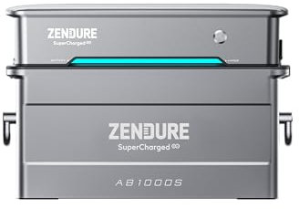 Zendure Solarflow AIO Pro 1200, Batterie et Micro-onduleur Tout-en-Un, 960Wh, Entrée Solaire 1 800W, HUB Intégré(Unité de Contrôle Intelligente), Capacité Max 6 720 kWh, Plug&Play