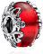 Amuefer Christmas Magic Murano Glass Charm Compatibili Bracciale Collana, Argento Sterling Ciondolo Compleanno Natale Gioielli Regali per le Donne Moglie Amici
