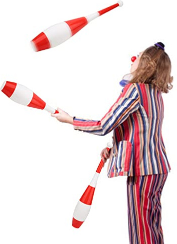 Yctze Jonglierstock-Spielzeug, 3-teilig, Professionelles Akrobatisches Jonglierstock-Werkzeug, Spiel, Training, Spielen, Spielzeug, Jonglierkeulen, Spielzeug und Spiele/Neuheiten und