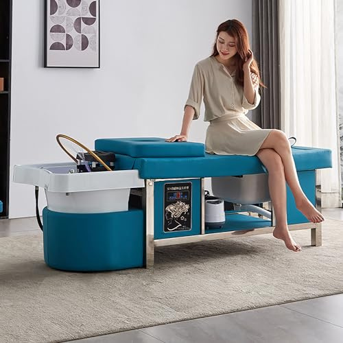 Salon-Spa-Haarwaschstuhl mit Wasserzirkulationsmassage für Shampoo und Pediküre-Liege