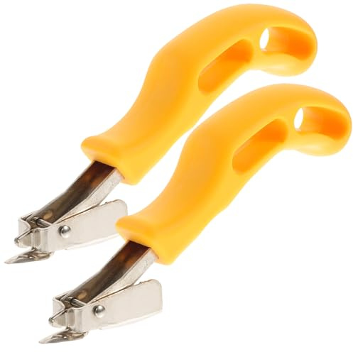 NULYLU Arrache-agrafes Tapissier 2pcs en Acier Carbone Design Ergonomique pour Amélioration D'efficacité, pour Cloisons Sèches et Agrafes Industrielles