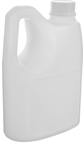 CRAFTHROU Botella Adecuado para Deposito Agua Aire Acondicionado de Jugo de Plástico Reutilizable de 2l con Asa Portátil y Gran Capacidad en Actividades al Aire Libre