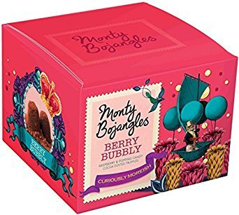 Monty Bojangles Berry Bubbly Raspberry & Popping Candy Cocoa Dusted Truffles Individually Wrapped - 135g