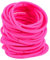 Frcolor Elastische Haargummis, kein Metall Keine Schäden Pferdeschwanz Inhaber Haar Gummibänder, Pack von 50 (Pink)