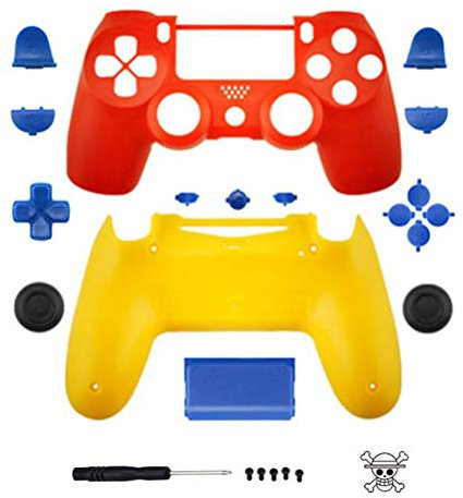 Komplettes Gehäuse Hülle Schutzhülle mit Knöpfen Mod-Set für PS4 PRO Slim für Sony Playstation 4 Dualshock 4 PS4 Slim-jmd-040 Ersatz-Wireless-Controller