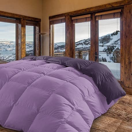 Energy Colors Textil - Hogar - Moscow - Edredón/Relleno Nórdico Reversible (Malva - Morado, Cama 90 y 105 (180_x_260_cm))
