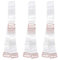 YARBAR Invisible Clear Bra Strap Non-Slip Adjustable Bra Strap Soft Transparent Shoulder Strap, 3 Pairs
