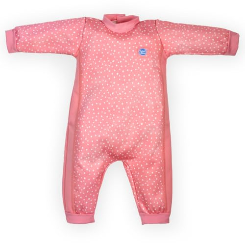 Splash About Warm in One Baby Wetsuit, Pink Dotty, 3-6 Months