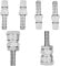Profiwoab 6 pcs 8mm Female Connector Air Hose Quick connectors air Compressor Fittings Copper Nozzle Quick Release (Male and Female)