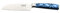 Rockingham Forge Sunrise Collection 5 Santoku Knife, Stainless Steel with Resin Handles, Sapphire Blue