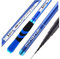 DawnDream Angelrute Kohlefaser-Teleskop-Angelrute Hand-polig Karpfen Ultraleicht Super Hard Travel 3.6/4,5/5.4/6.3/7,2m Stipprute (Color : Blue, Length : 7.2 m)