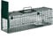 Outsunny Trampa para Animales Vivos con Puerta Jaula de Captura Metálica con Asa para Conejos Visones Pequeños 60x18x20 cm Verde Oscuro