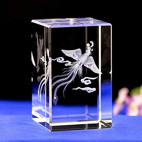 NEFSO Zuhause, Schreibtisch, Badezimmer, Dekoration, Skulptur, Desktop-Dekoration, Kristallschnitzerei, Handwerk, innere Geschnitzte Dekoration, Phoenix-Statue, Dekoration