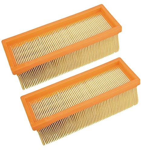 LETAOSK Filtre à lamelles de Remplacement 2 pièces pour Karcher 6.415-953.0 AD2 AD3 AD4 Premium AD3,000 AD3.200