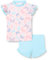 Playshoes Unisex Kinder UV-Schutz Bade-Set zweiteilig Schwimmshirt Badeshorts Badebekleidung, Schmetterlinge, 122/128