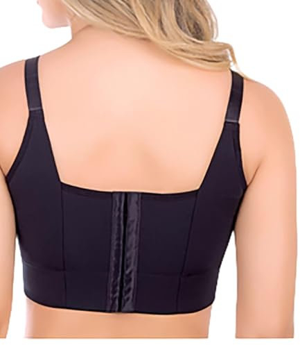 Filifit Sculpting Uplift Bra, 2023 New Deep Cup Bra, Back Fat Coverage Bra for Women, Plus Size (Black,40 E/F)