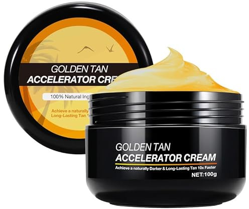 Tanning Accelerator 100g, Tan Enhancers & Accelerators for Sun, Tanning Cream Effective in Sun-Beds & Outdoor Sun