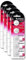 Uniross Pack de 4 x 5 Piles Lithium CR2430, 3V
