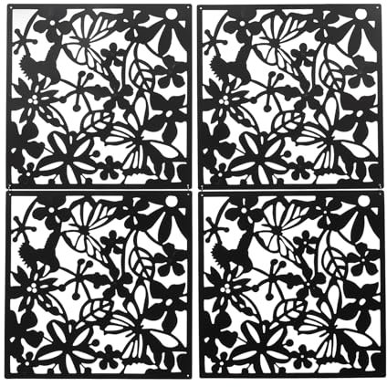 Trennwand, 12 Stück Hängender Raumteiler-Teiler Schwarz Schmetterling (40×40cm), Bildschirm für Raum/Hotel-Dekoration, Dekorativer Wandaufkleber, DIY Raumteiler Bildschirm