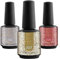 SHAYENNE UV Nagellack Set -MADE in GERMANY 3 Stück - 106 Silver Diamond 15 ml - 107 Golden Beach 15ml - 109 Glitter Rose 15ml Gel Farblack Gellack Nagel Lack Nail Polish Nagelgel