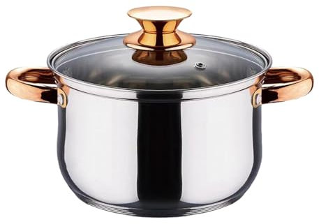 Olla antiadherente | Olla de acero inoxidable | Olla de cocina con revestimiento de granito, cacerola antiadherente segura para inducción, ollas de cocina con revestimiento de granito, ollas de cocina